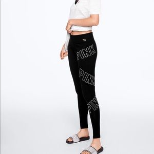 PINK
RHINESTONE BLING COTTON YOGA LEGGING